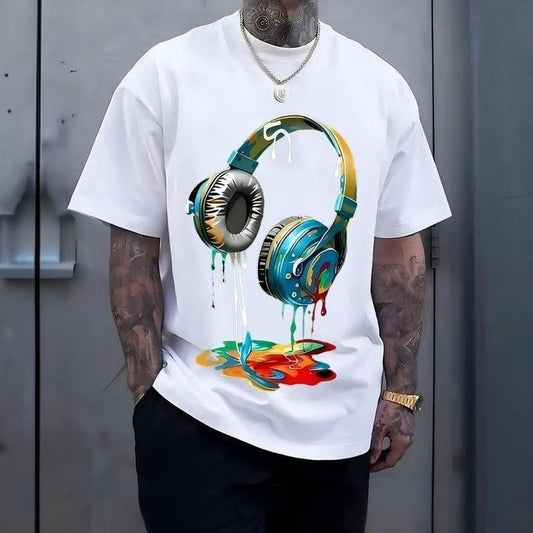 Camiseta clássica estampada
